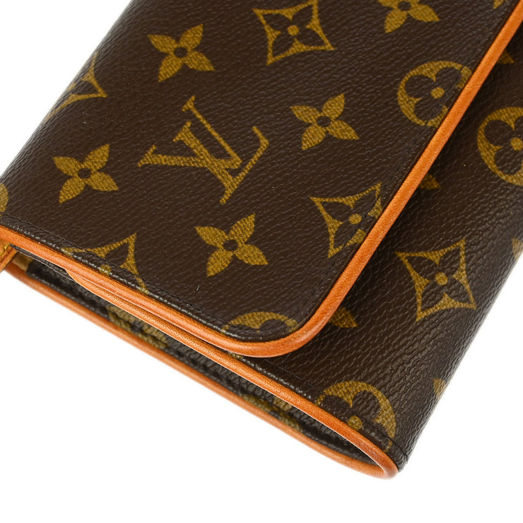 Louis Vuitton Monogram Pochette Twin GM Crossbody Bag M51852 FL0093 XX30649