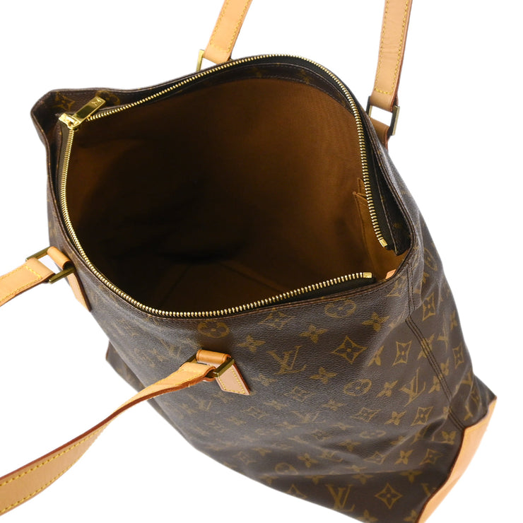 Louis Vuitton Monogram Cabas Mezzo Tote Handbag M51151 TH0052 XX30747
