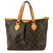 Louis Vuitton Monogram Palermo PM Tote Bag M40145 TA0193 XX30786