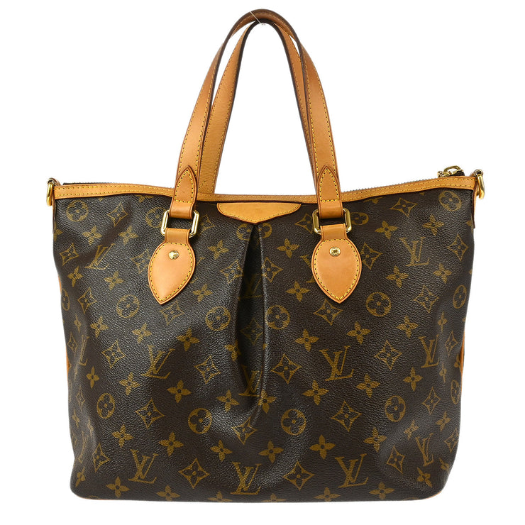 Louis Vuitton Monogram Palermo PM Tote Bag M40145 TA0193 XX30786