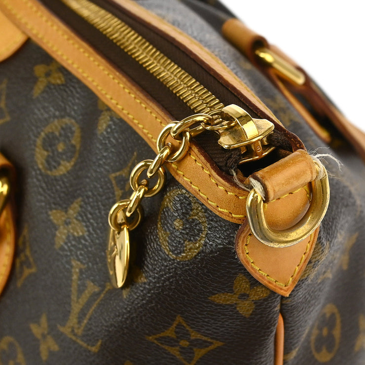 Louis Vuitton Monogram Palermo PM Tote Bag M40145 TA0193 XX30786