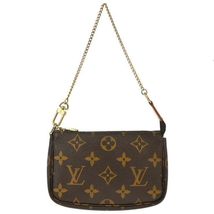 Louis Vuitton Monogram Mini Pochette Accessoires Handbag M58009 DU5007 XX31042