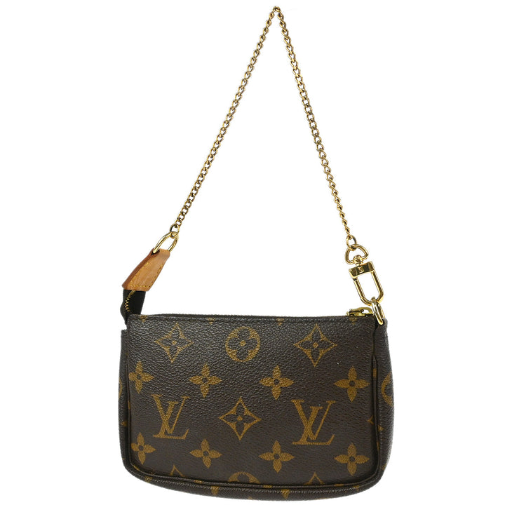 Louis Vuitton Monogram Mini Pochette Accessoires Handbag M58009 DU5007 XX31042