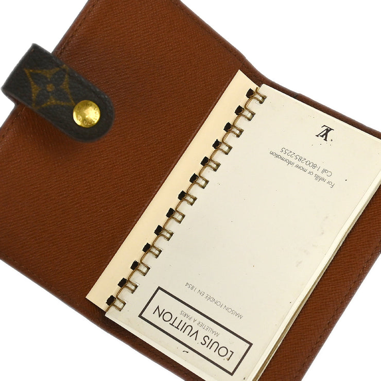 Louis Vuitton Monogram Agenda Mini Note Book Cover M56273 SD0020 XX31091