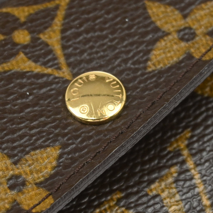 Louis Vuitton Monogram Porte Monnaie Shilling Coin Wallet M60025 CA0096 XX31096