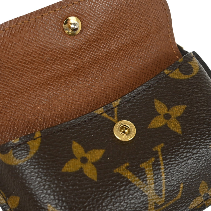 Louis Vuitton Monogram Porte Monnaie Shilling Coin Wallet M60025 CA0096 XX31096