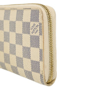 Louis Vuitton Damier Azur Zippy Wallet N60019 VI4097 XX31220