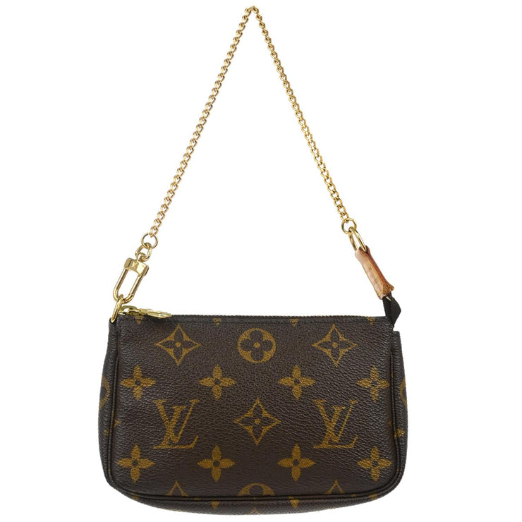 Louis Vuitton Monogram Mini Pochette Accessoires Handbag M58009 FL0046 XX31346