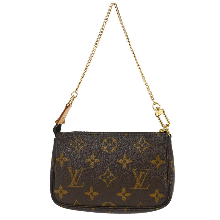 Louis Vuitton Monogram Mini Pochette Accessoires Handbag M58009 FL0046 XX31346