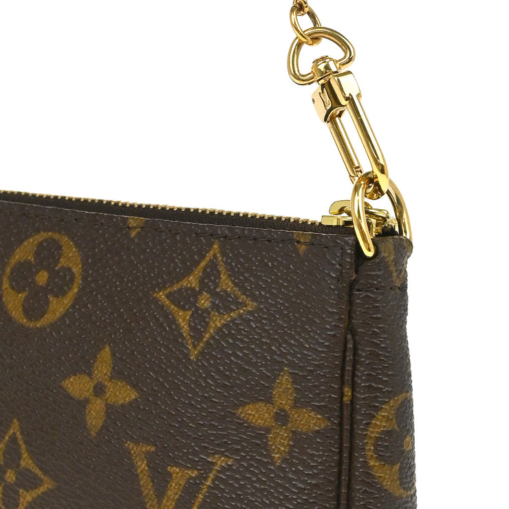 Louis Vuitton Monogram Mini Pochette Accessoires Handbag M58009 FL0046 XX31346