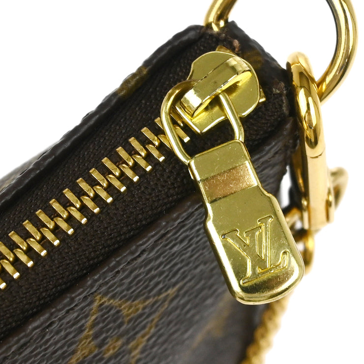 Louis Vuitton Monogram Mini Pochette Accessoires Handbag M58009 FL0046 XX31346