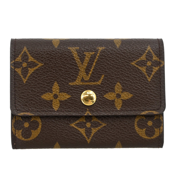 Louis Vuitton Monogram Porte Monnaie Plat Coin Case Wallet M61930 MI1011 XX31375