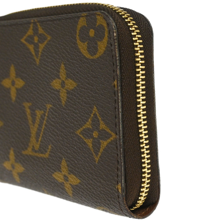 Louis Vuitton Monogram Zippy Coin Purse Wallet M60067 SN2009 XX31431