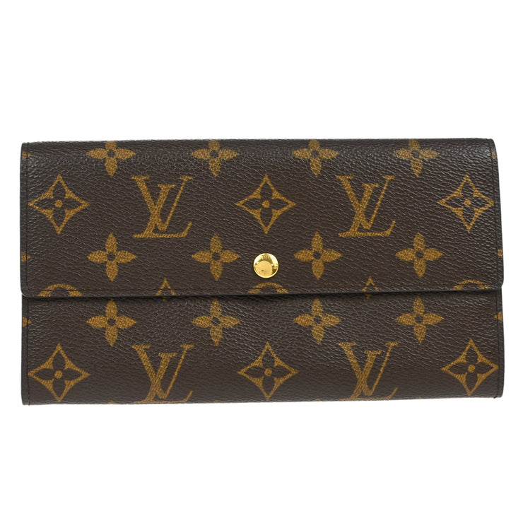 Louis Vuitton Monogram Porte Monnaie Credit Wallet M61726 TH0033 XX31554