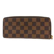 Louis Vuitton Damier Portefeuille Clemence Zippy Wallet N41626 CA3108 XX31598