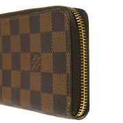 Louis Vuitton Damier Portefeuille Clemence Zippy Wallet N41626 CA3108 XX31598
