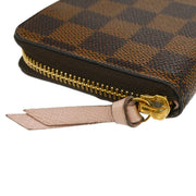 Louis Vuitton Damier Portefeuille Clemence Zippy Wallet N41626 CA3108 XX31598