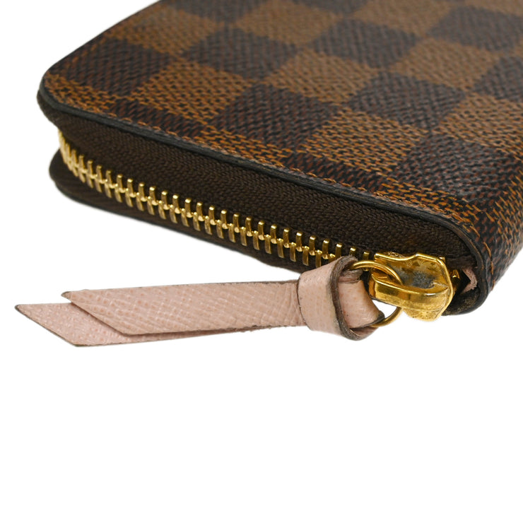 Louis Vuitton Damier Portefeuille Clemence Zippy Wallet N41626 CA3108 XX31598