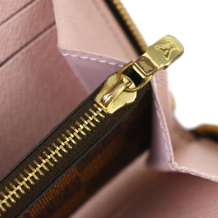Louis Vuitton Damier Portefeuille Clemence Zippy Wallet N41626 CA3108 XX31598