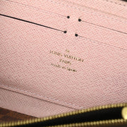 Louis Vuitton Damier Portefeuille Clemence Zippy Wallet N41626 CA3108 XX31598