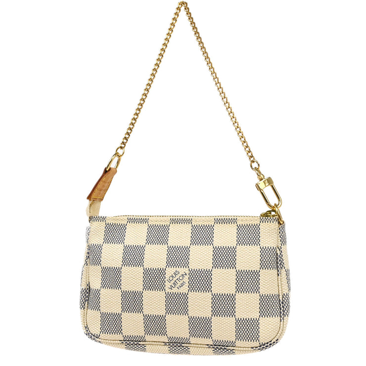 Louis Vuitton Damier Azur Mini Pochette Accessoires N58010 FL4028 XX31653