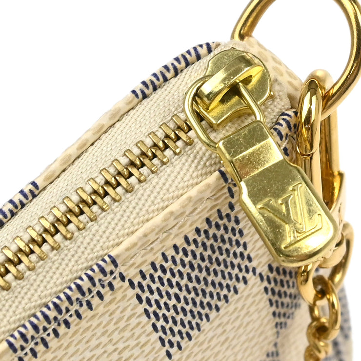 Louis Vuitton Damier Azur Mini Pochette Accessoires N58010 FL4028 XX31653