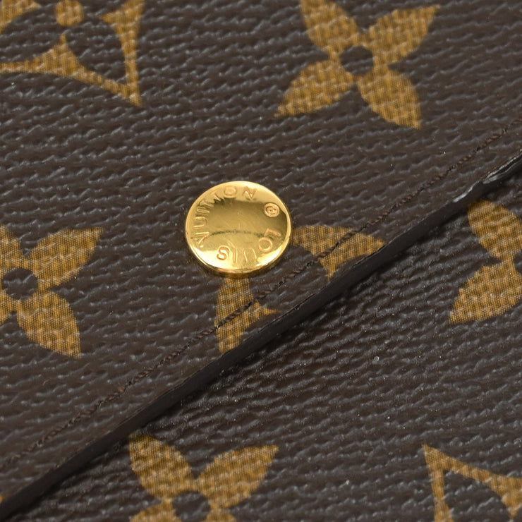 Louis Vuitton Monogram Portefeuille Sarah Purse Wallet M61734 CA2048 XX31692