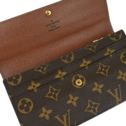 Louis Vuitton Monogram Portefeuille Sarah Purse Wallet M61734 CA2048 XX31692