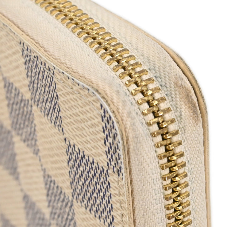 Louis Vuitton Azur Portefeuille Clemence Zippy Wallet N61210 GI2186 XX31709