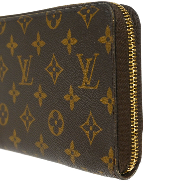 Louis Vuitton Monogram Organizer Zippy Wallet M60002 VI0056 XX31720
