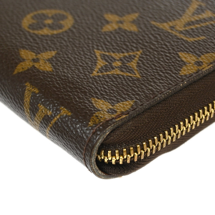Louis Vuitton Monogram Organizer Zippy Wallet M60002 VI0056 XX31720