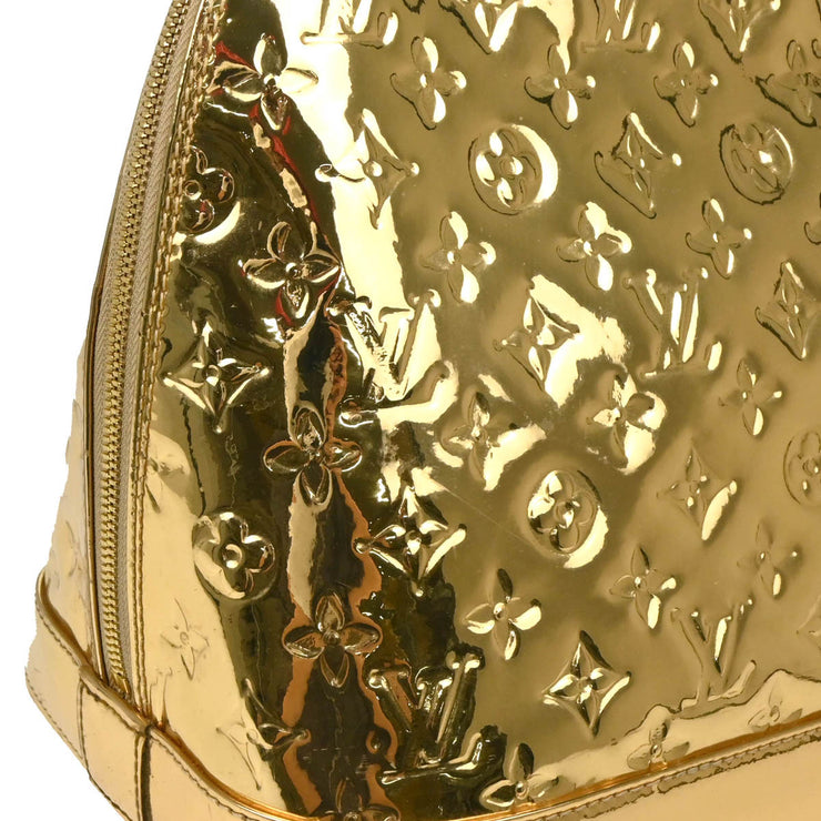 Louis Vuitton Gold Monogram Miroir Alma GM Handbag M95274 MI3098 194195