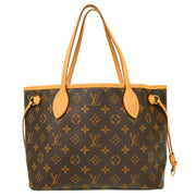 Louis Vuitton Monogram Neverfull PM Tote Handbag M40155 MB1027 XX30707