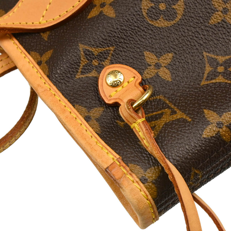 Louis Vuitton Monogram Neverfull PM Tote Handbag M40155 MB1027 XX30707