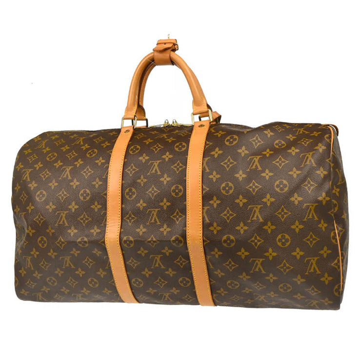 Louis Vuitton Monogram Keepall 55 Travel Duffle Handbag M41424 VI1902 XX31180