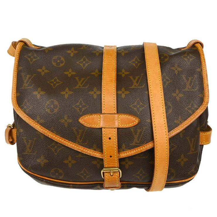 Louis Vuitton Monogram Saumur 30 Messenger Shoulder Bag M42256 MB0040 XX31222