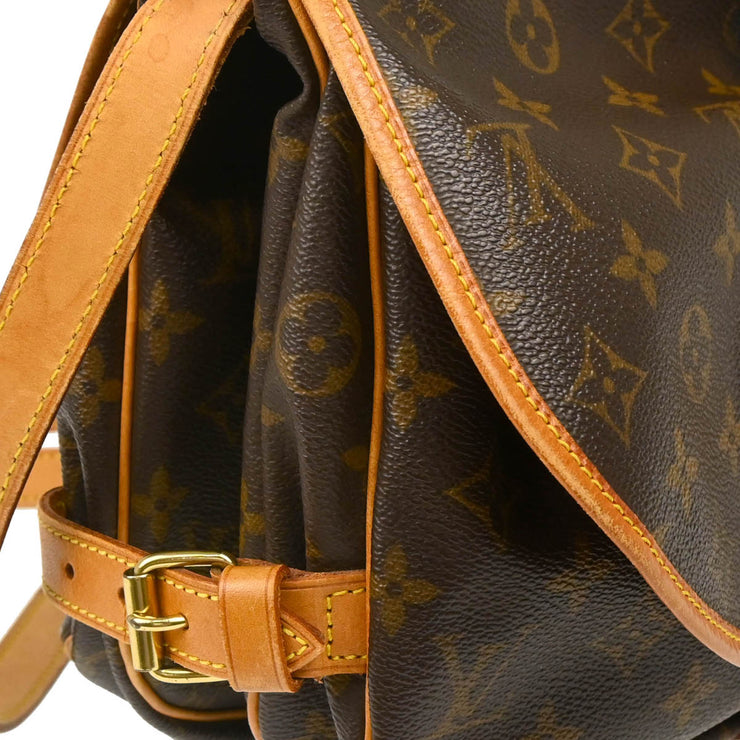 Louis Vuitton Monogram Saumur 30 Messenger Shoulder Bag M42256 MB0040 XX31222