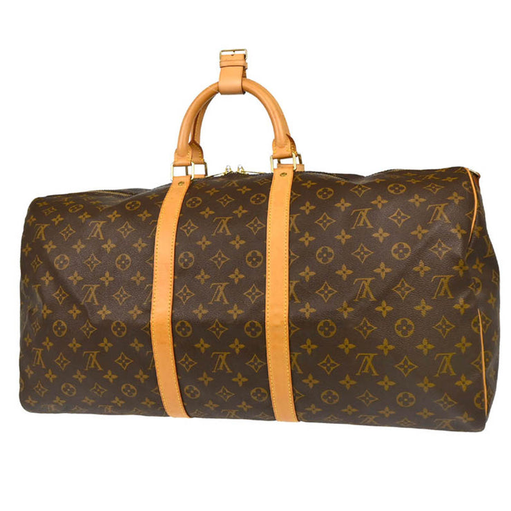 Louis Vuitton Monogram Keepall Bandouliere 55 Duffle Bag M41414 MB1010 XX31269
