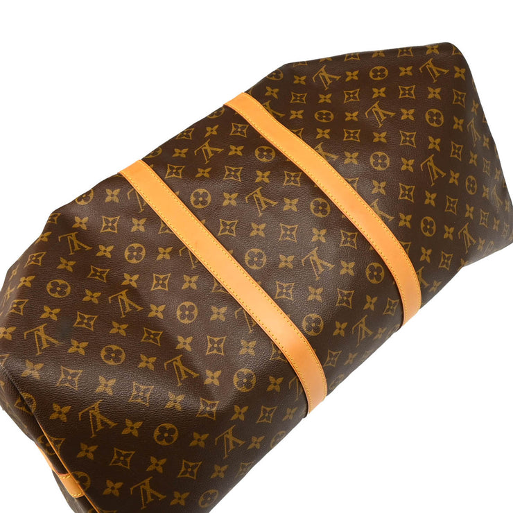Louis Vuitton Monogram Keepall Bandouliere 55 Duffle Bag M41414 MB1010 XX31269