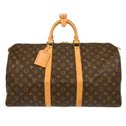 Louis Vuitton Monogram Keepall 50 Duffle Travel Handbag M41426 SP0928 XX31308
