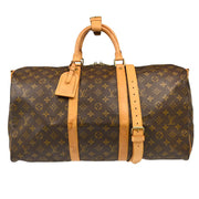 Louis Vuitton Monogram Keepall Bandouliere 50 Duffle Bag M41416 TH0946 XX31312