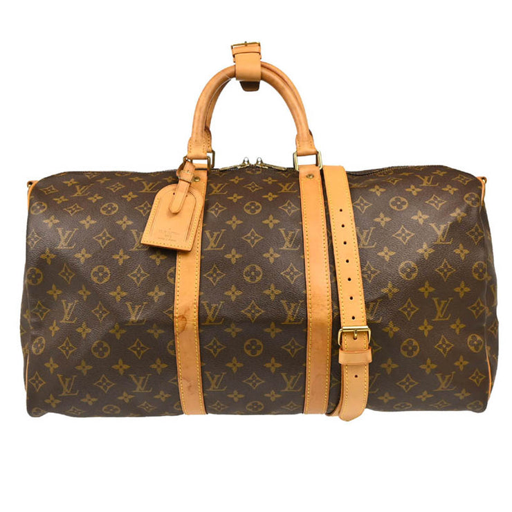 Louis Vuitton Monogram Keepall Bandouliere 50 Duffle Bag M41416 TH0946 XX31312