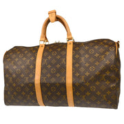 Louis Vuitton Monogram Keepall Bandouliere 50 Duffle Bag M41416 TH0946 XX31312