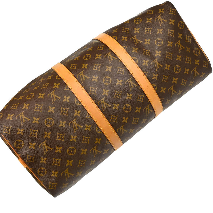 Louis Vuitton Monogram Keepall Bandouliere 50 Duffle Bag M41416 TH0946 XX31312