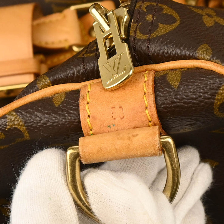 Louis Vuitton Monogram Keepall Bandouliere 50 Duffle Bag M41416 TH0946 XX31312