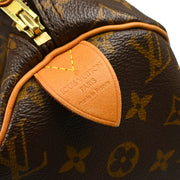 Louis Vuitton Monogram Speedy 40 Duffle Handbag M41522 TH1002 XX31661