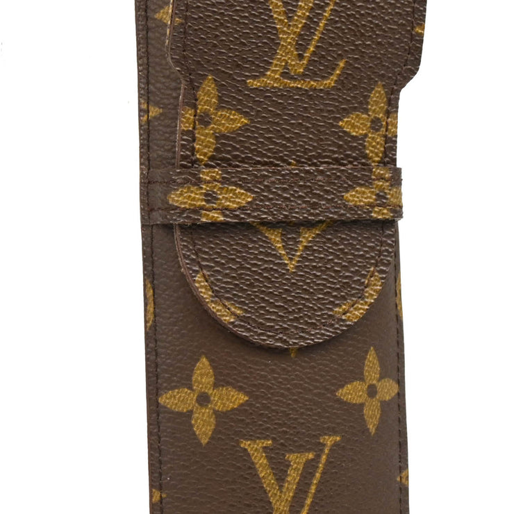 Louis Vuitton Monogram Etui Stilo Pen Case M62990 Small Good CA0925 XX31700