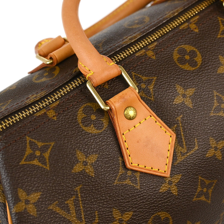 Louis Vuitton Monogram Speedy 30 Handbag M41526 TH1001 XX31941