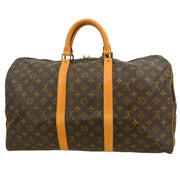 Louis Vuitton Monogram Keepall 50 Duffle Travel Handbag M41426 VI8901 XX31959