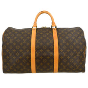 Louis Vuitton Monogram Keepall 50 Duffle Travel Handbag M41426 MB8907 XX31962